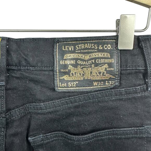 LEVIS Black Gold Selvedge Special Edition Size 30 x 32 Skinny Jeans Men's - Picture 8 of 13
